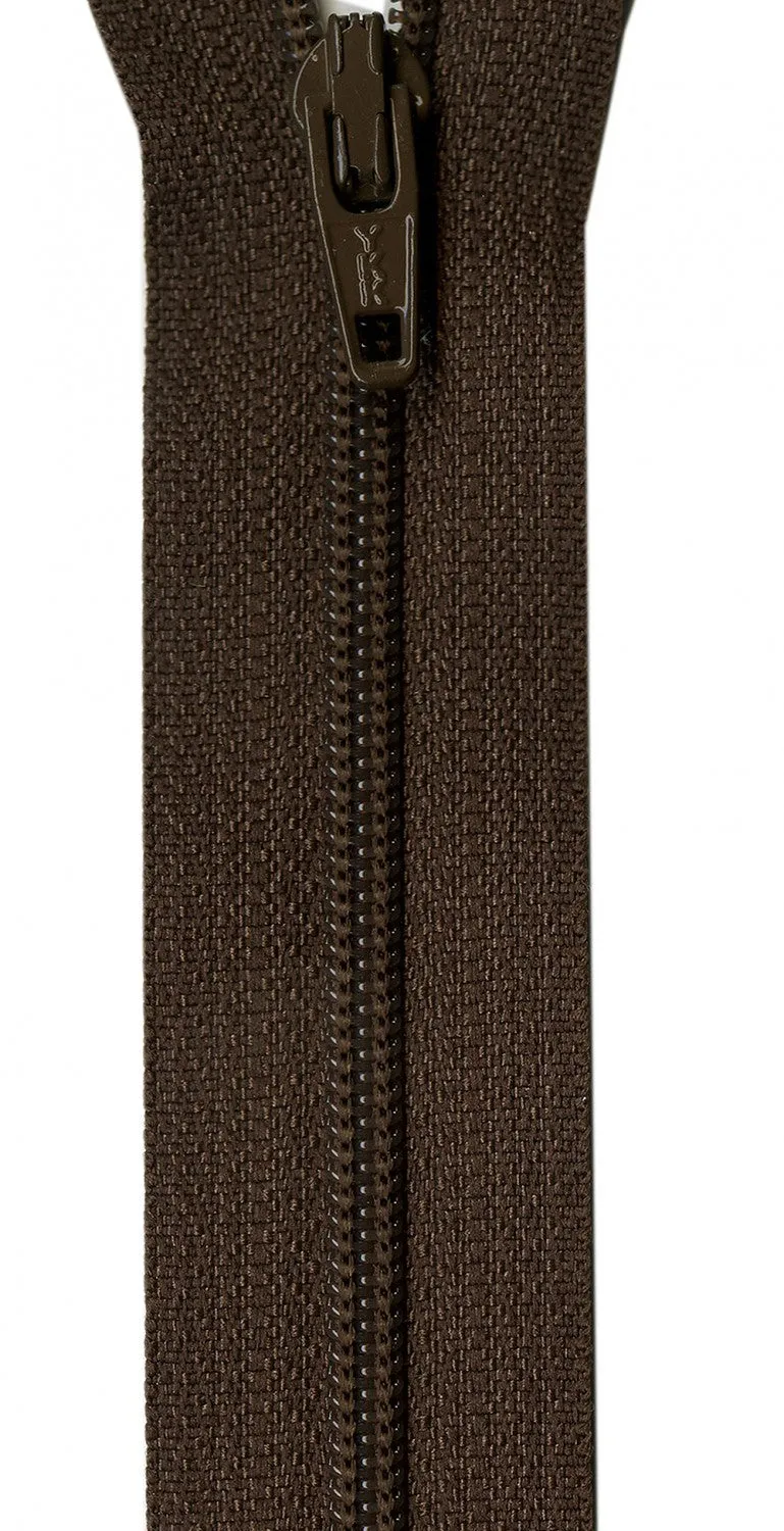 14" Zipper in Coffee Bean