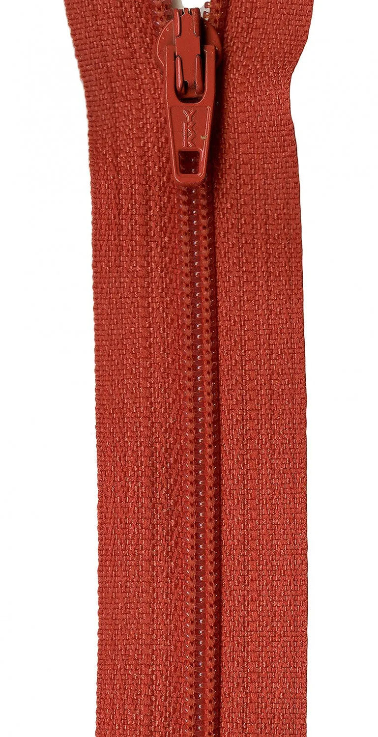 14" Zipper in Pumpkin