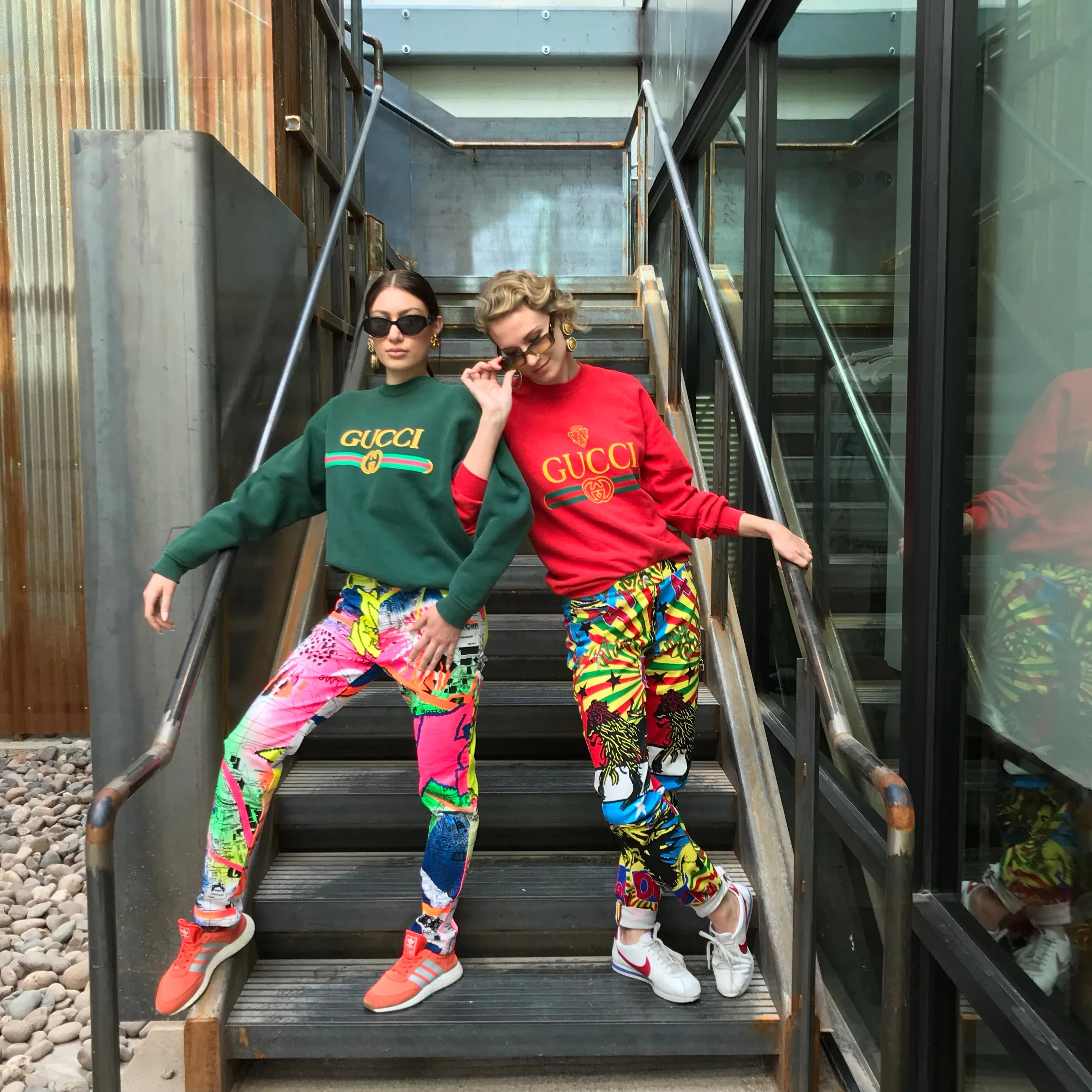 1990s Christian Dior Neon Graffiti Pants