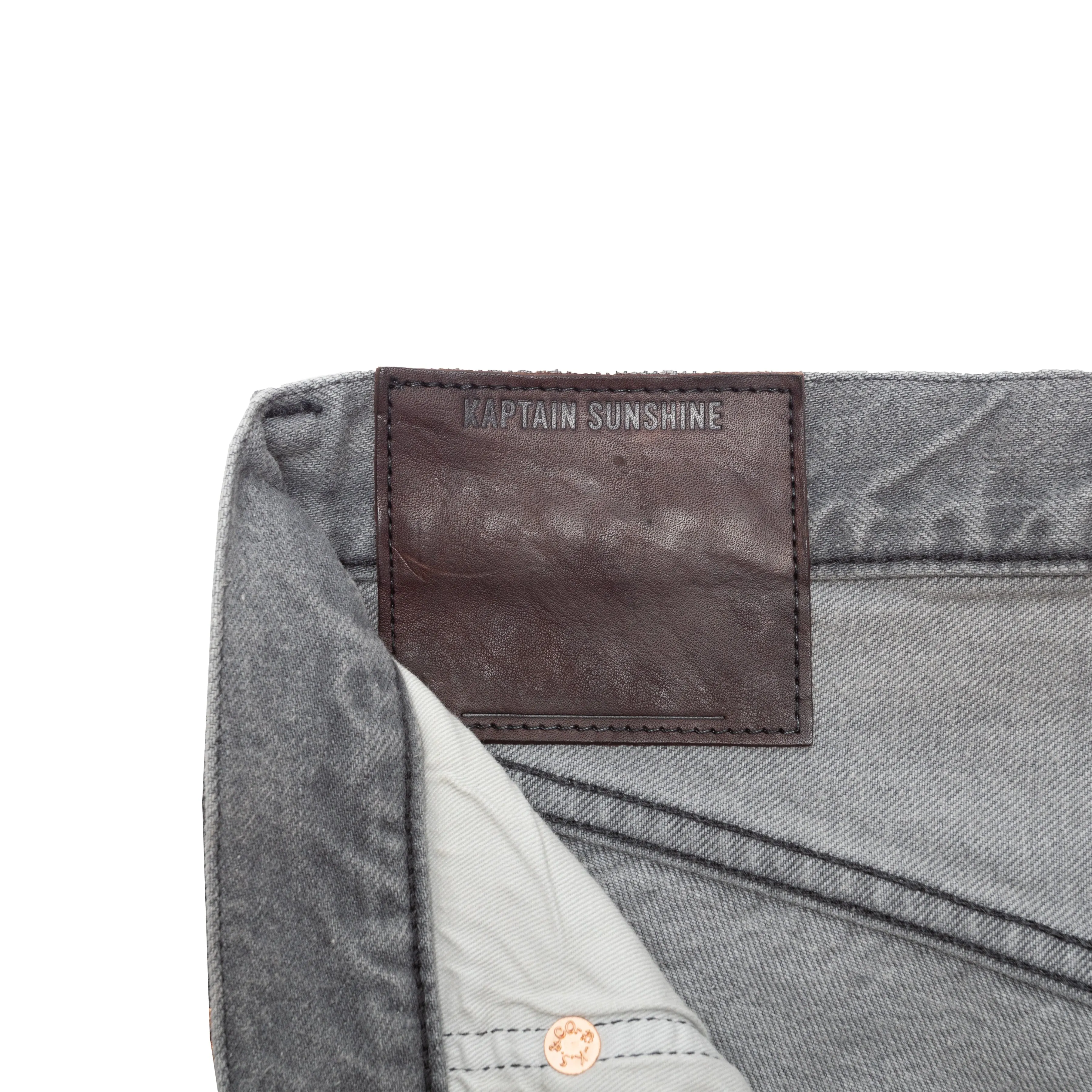 5P ZIPPER FRONT DENIM PANTS