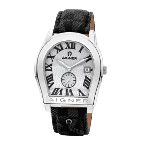 AIGNER MODENA GENTS Leather GREY DIAL WATCH
