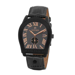 AIGNER MODENA GENTS Leather GREY DIAL WATCH