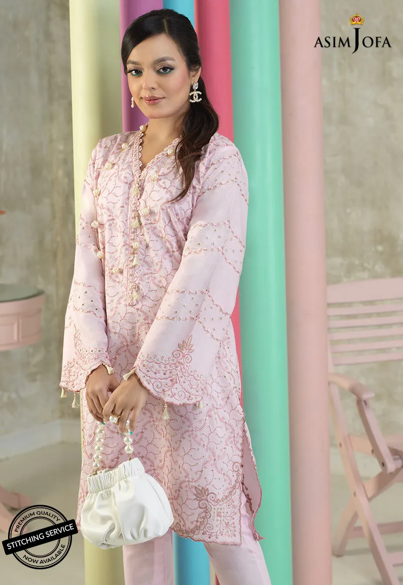 AJES-17 | Asim Jofa AJ Essentials Summer Collection 2022 | Embroidered Cotton Suits Unstitched 2 Piece
