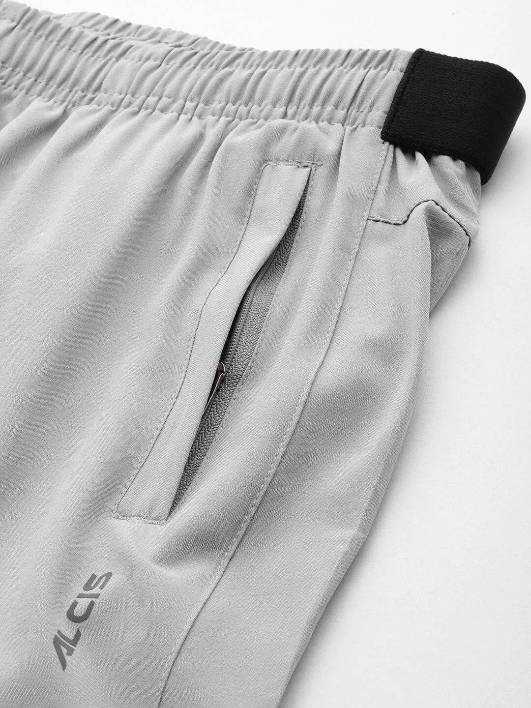 Alcis Men Dry Tech Slim Fit Sports Track Pants with Reflective Detail