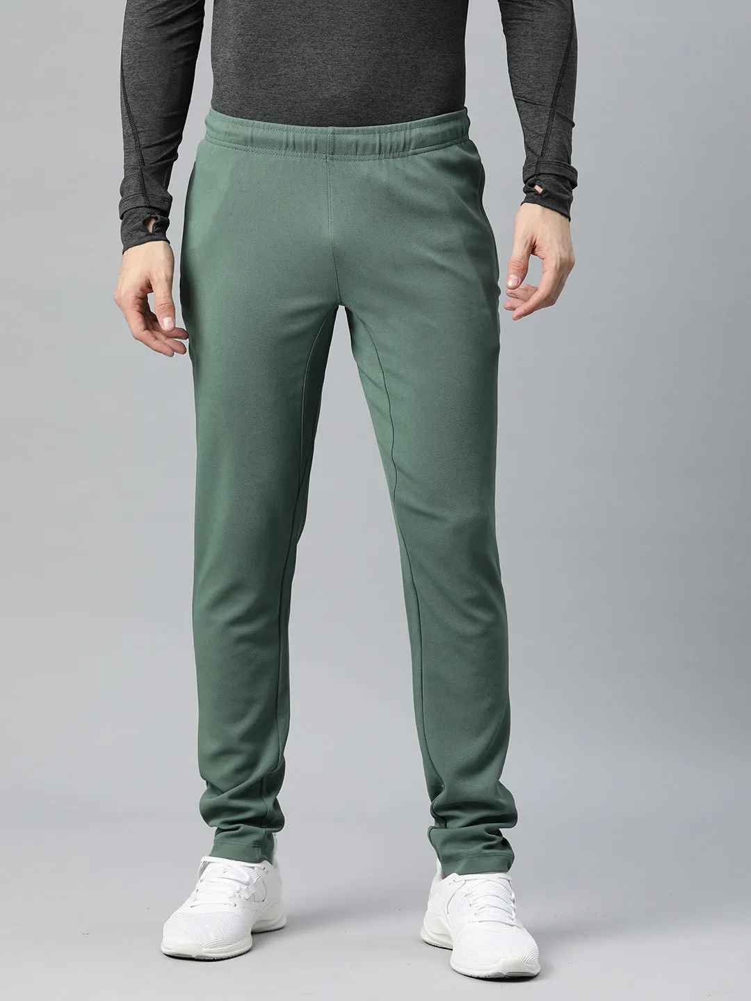 Alcis Men Solid Slim Fit Sports Track Pants