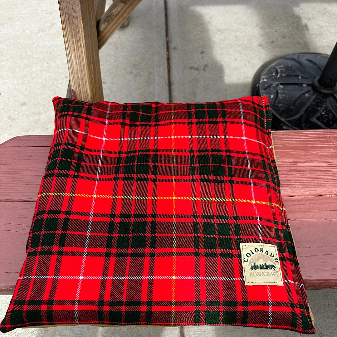 All Natural Bushcraft Cooshun - Waxed Canvas and Wool Sitting Pad