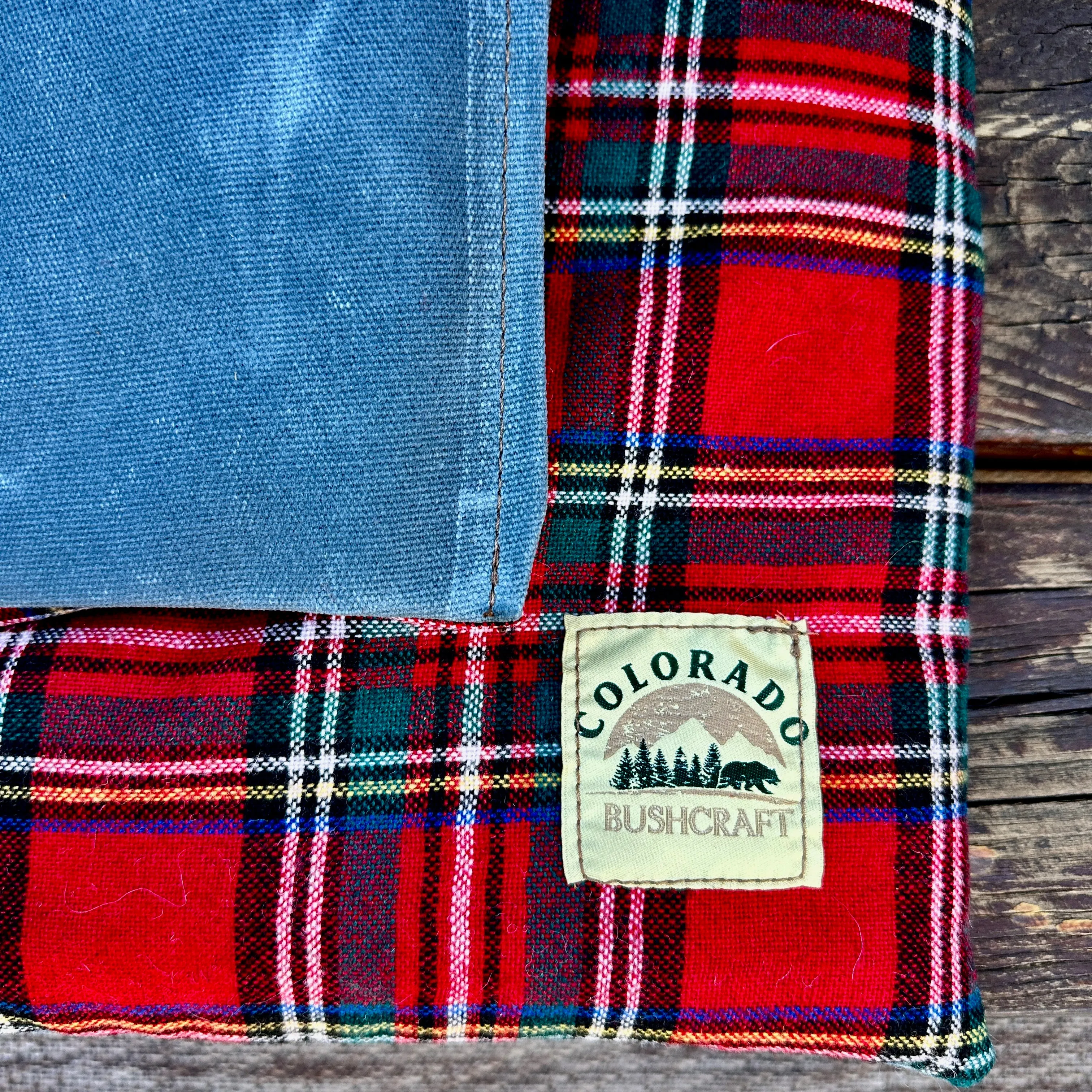 All Natural Bushcraft Cooshun - Waxed Canvas and Wool Sitting Pad