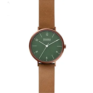ANALOG WATCH 0 JWL SS LEATHER STRAP