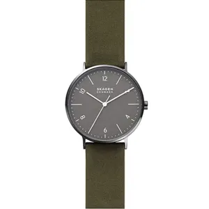 ANALOG WATCH 0 JWL SS LEATHER STRAP