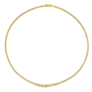 Ascending Tennis Necklace