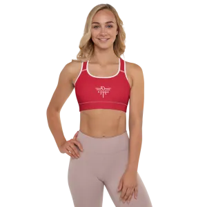 Athletic Sports Bra Red