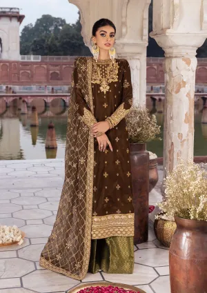 BAAGH - LOOK 10 | AIK Atelier Baagh Unstitched Velvet Winter Collection 2022 | Unstitched Embroidered Velvet Suits