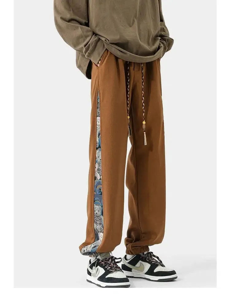 Bear Embroidered Sweatpants
