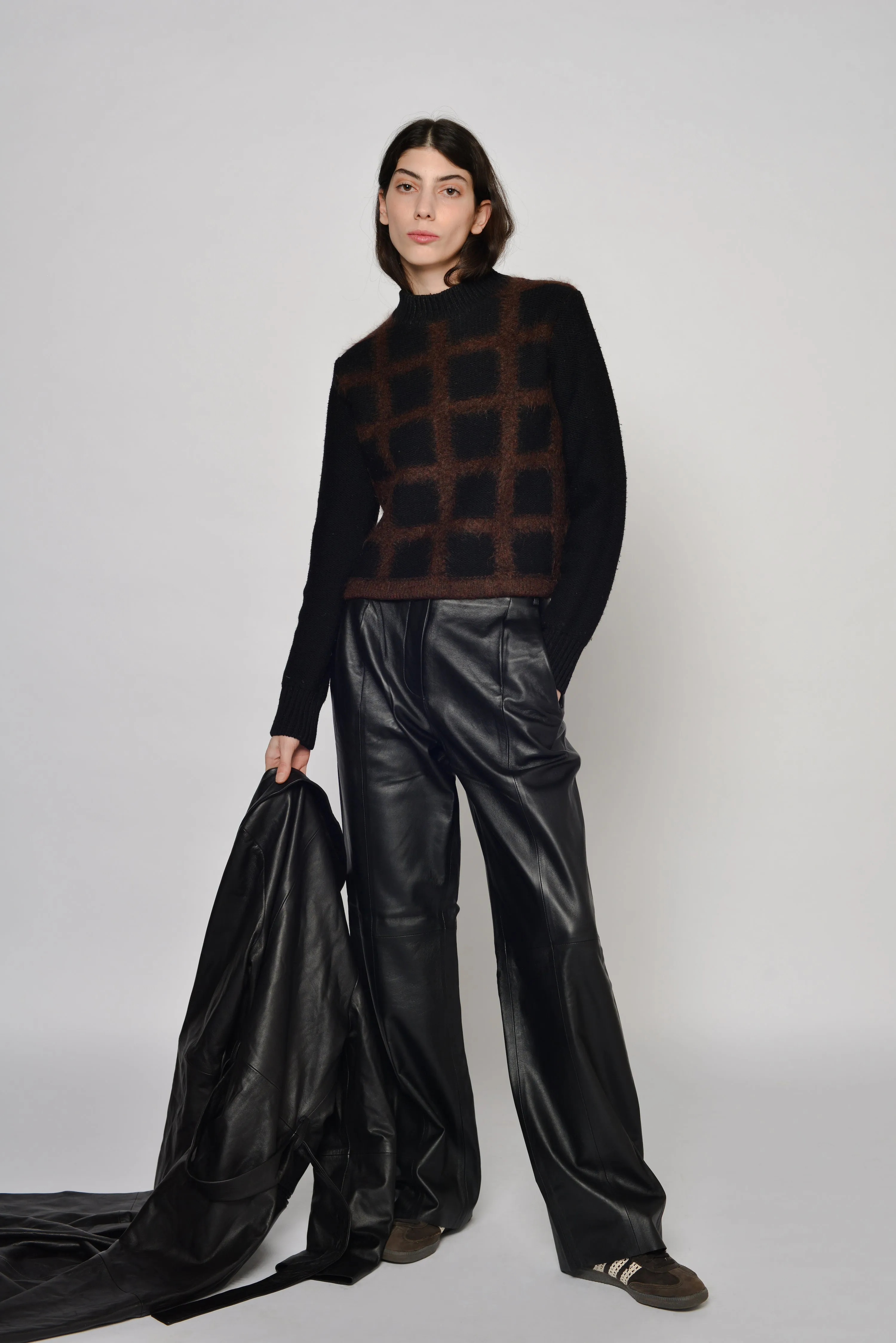 Bess Leather Trouser Black
