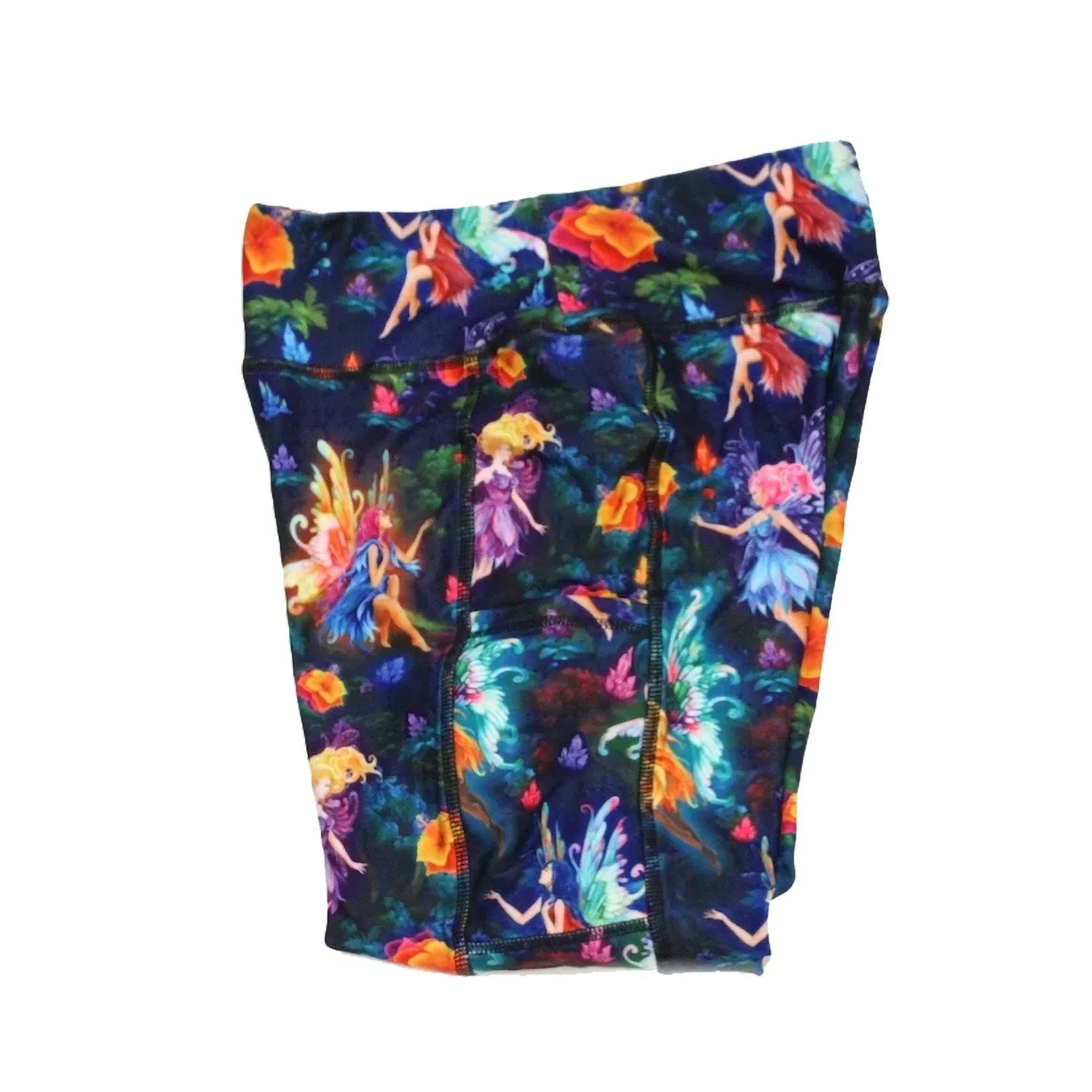 Blue, Pink, and Purple Fairy Leggings with Pocket - Ready  to Ship