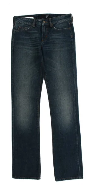 Blue Wash Straight Fit Regular Jeans