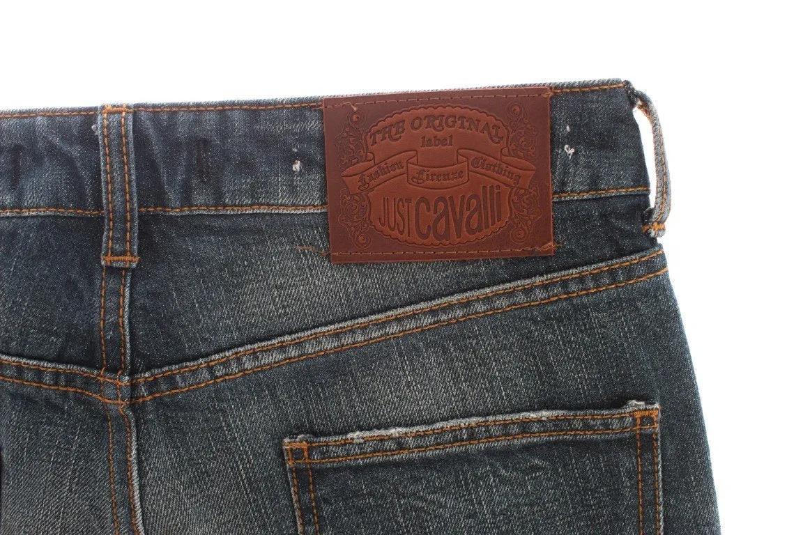Blue Wash Straight Fit Regular Jeans