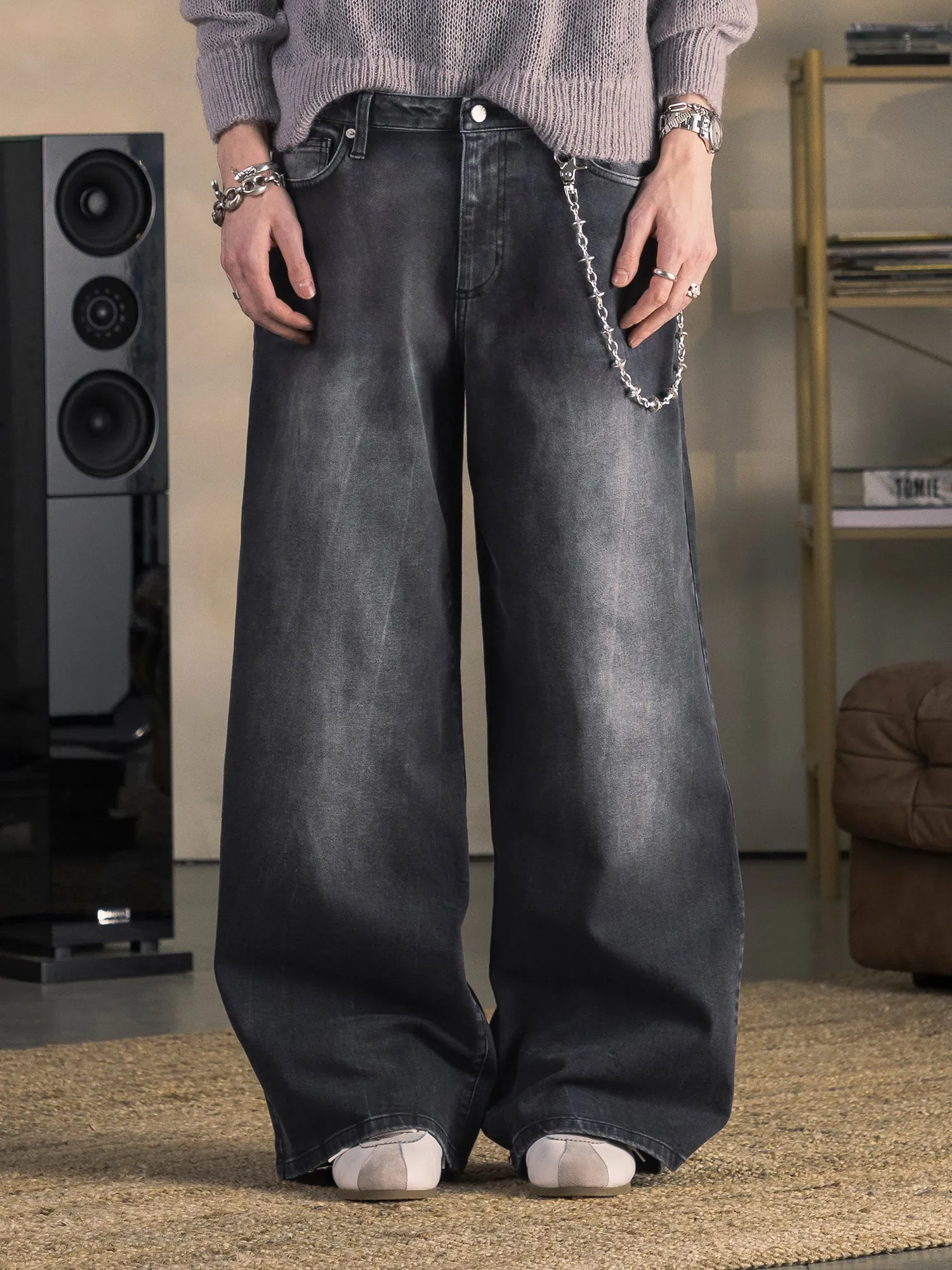 BOWSTONS JEANS - WASHED BLACK