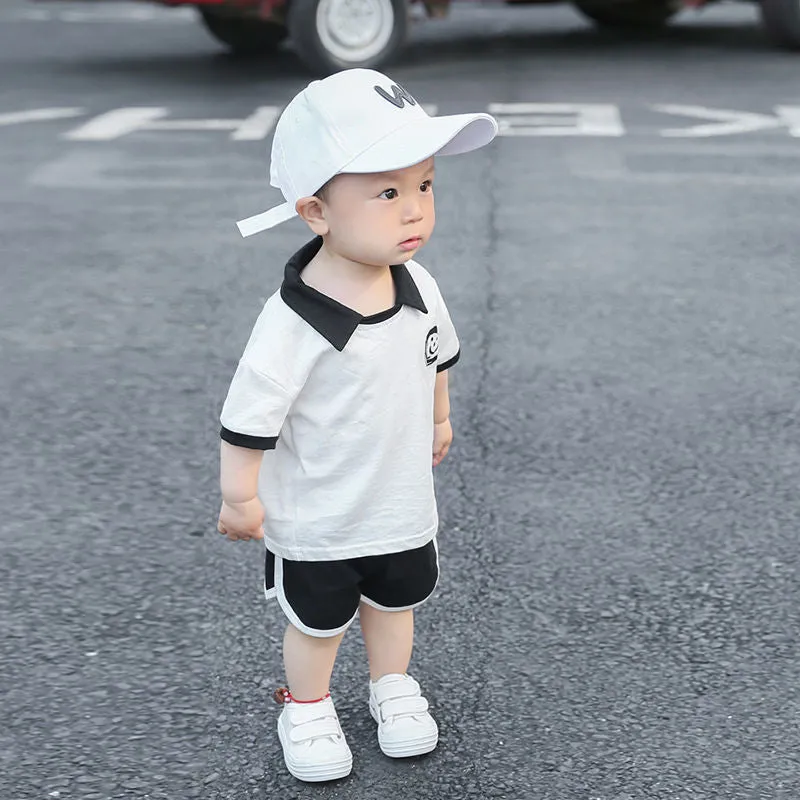 Boy sports clothes children's summer baby two-piece suit