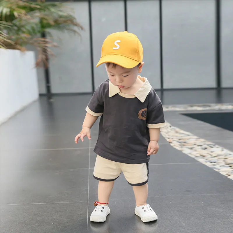 Boy sports clothes children's summer baby two-piece suit