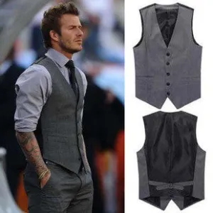 British style Men's Fashion Joker Trend Waistcoat Leisure Suit Vest HB88