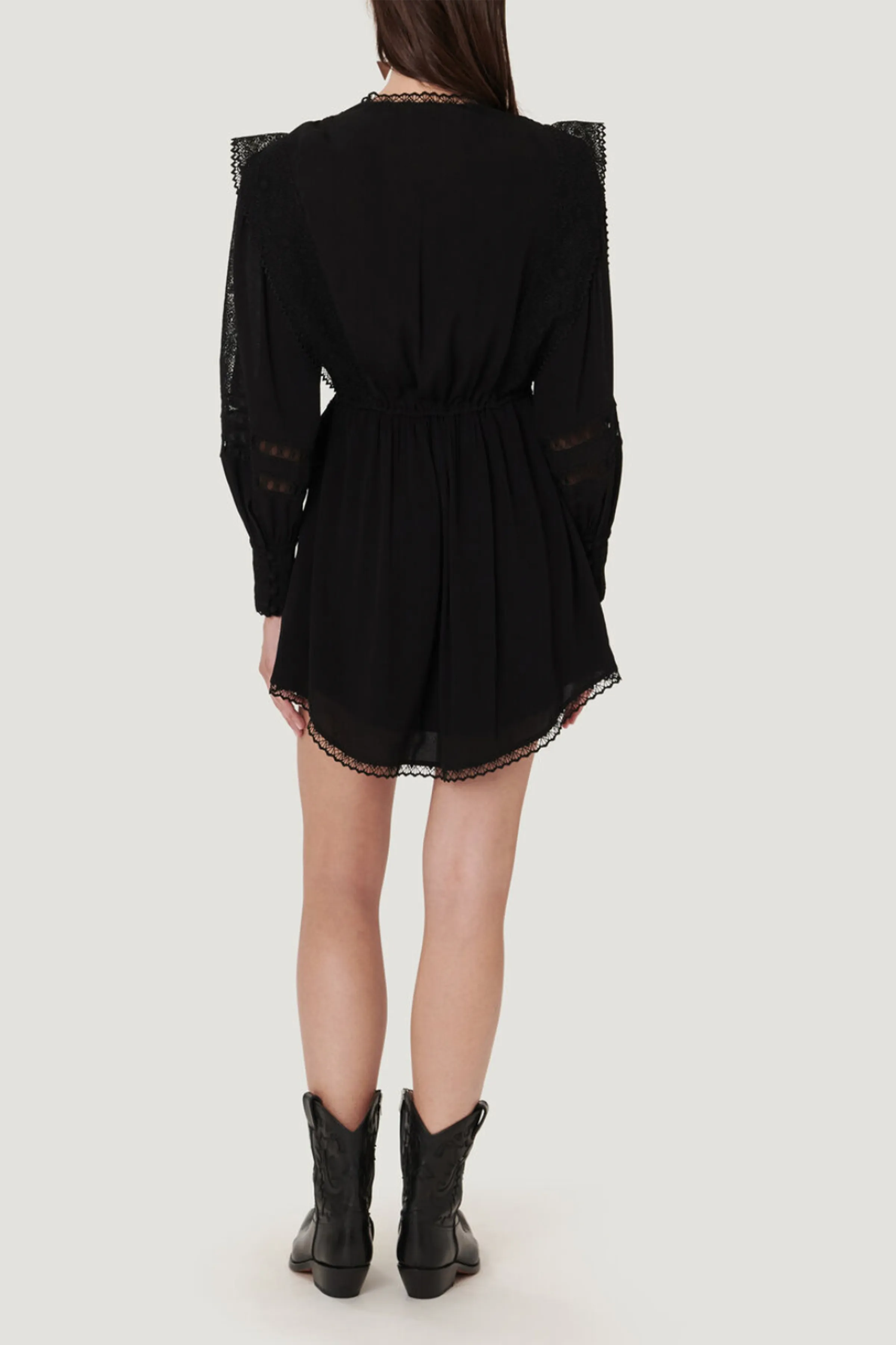 CASSIE V-NECK MINI DRESS