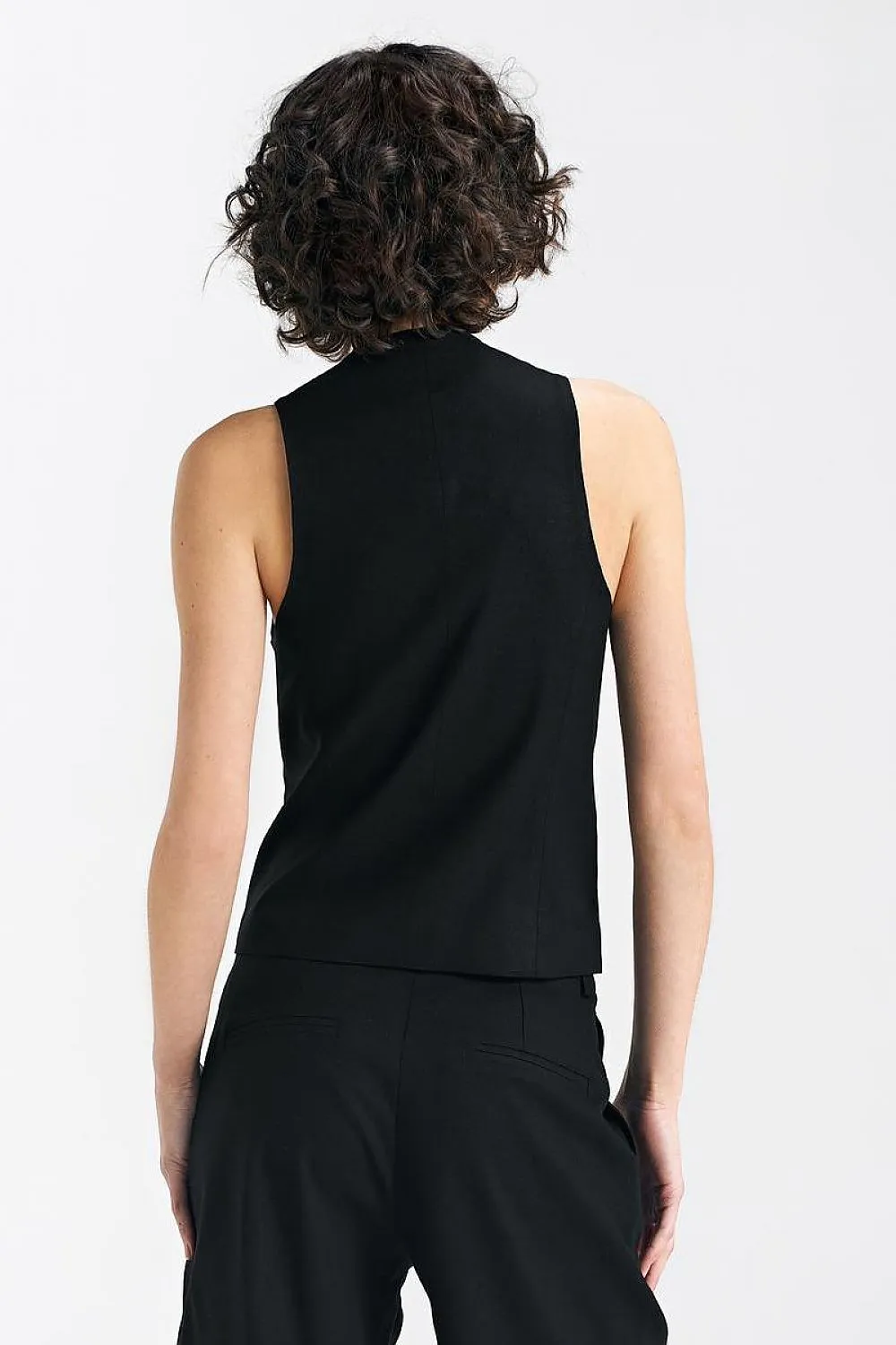 Classic Button-Up Vest Elegance