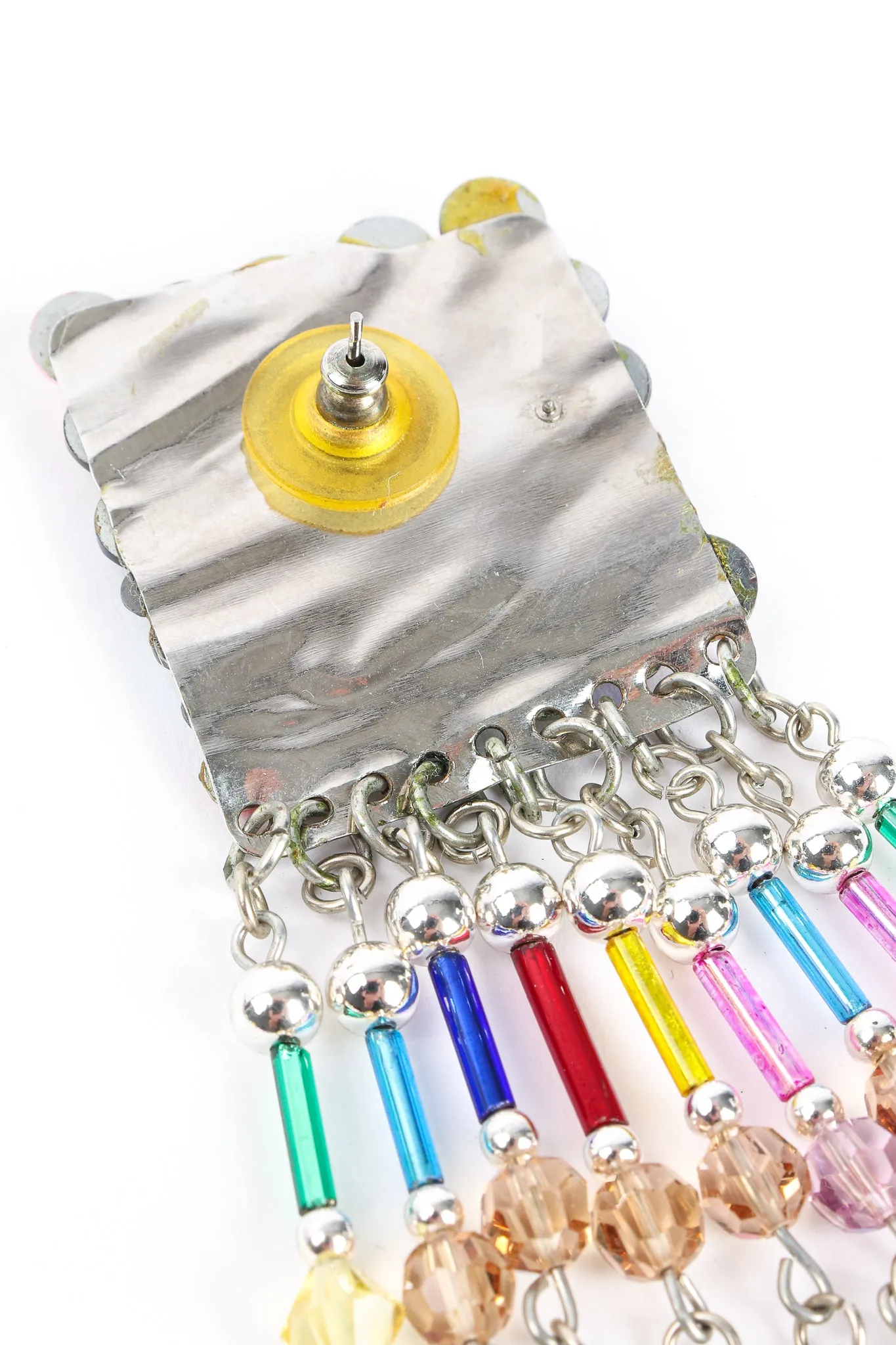 Confetti Bead Fringe Earrings