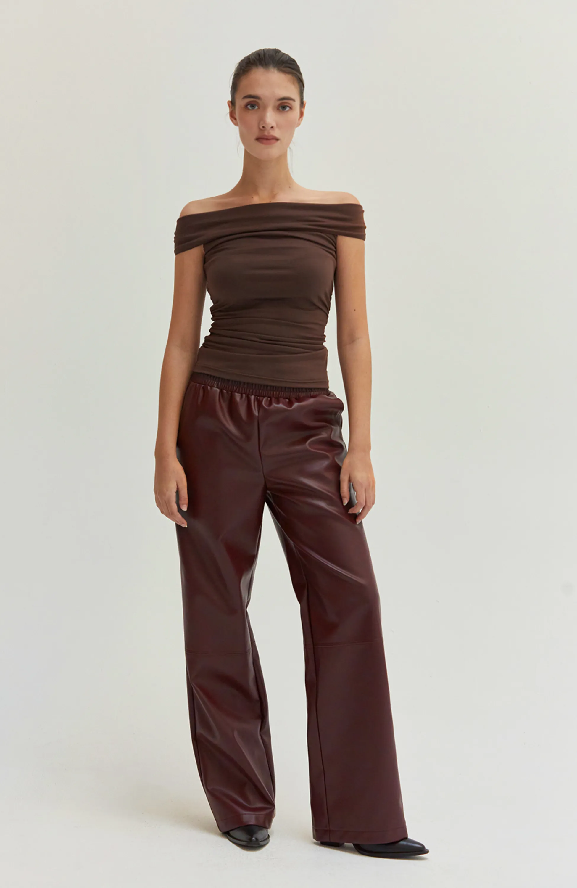 Crescent - Zhuri Vegan Leather Pants