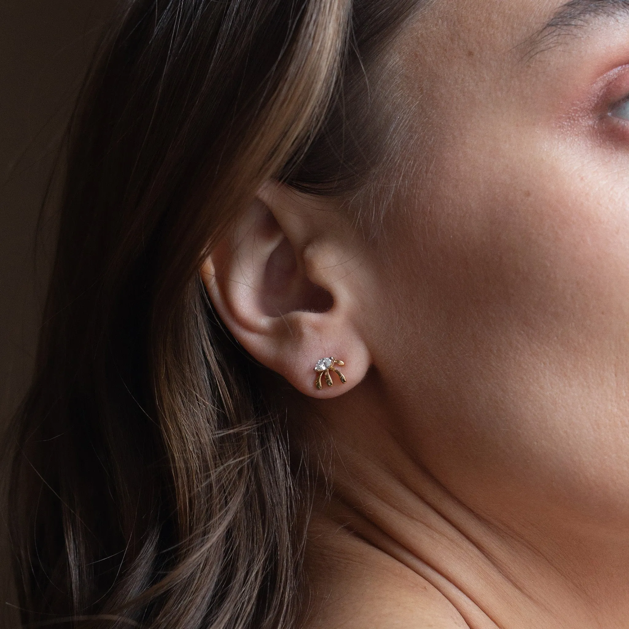 Daisy Flower Stud Earrings