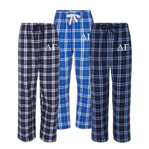 Delta Gamma Embroidered Flannel Pants