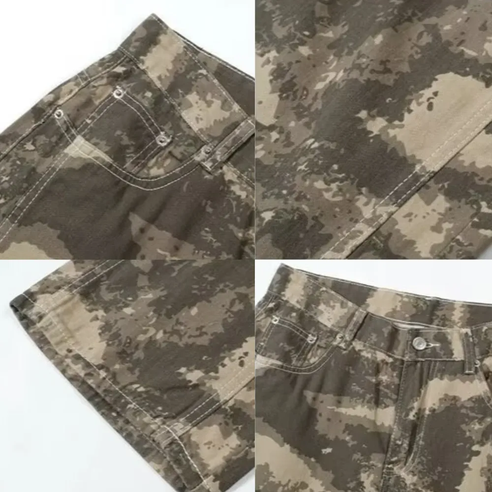 DF|Fall Leaf Yellow Camo Jeans