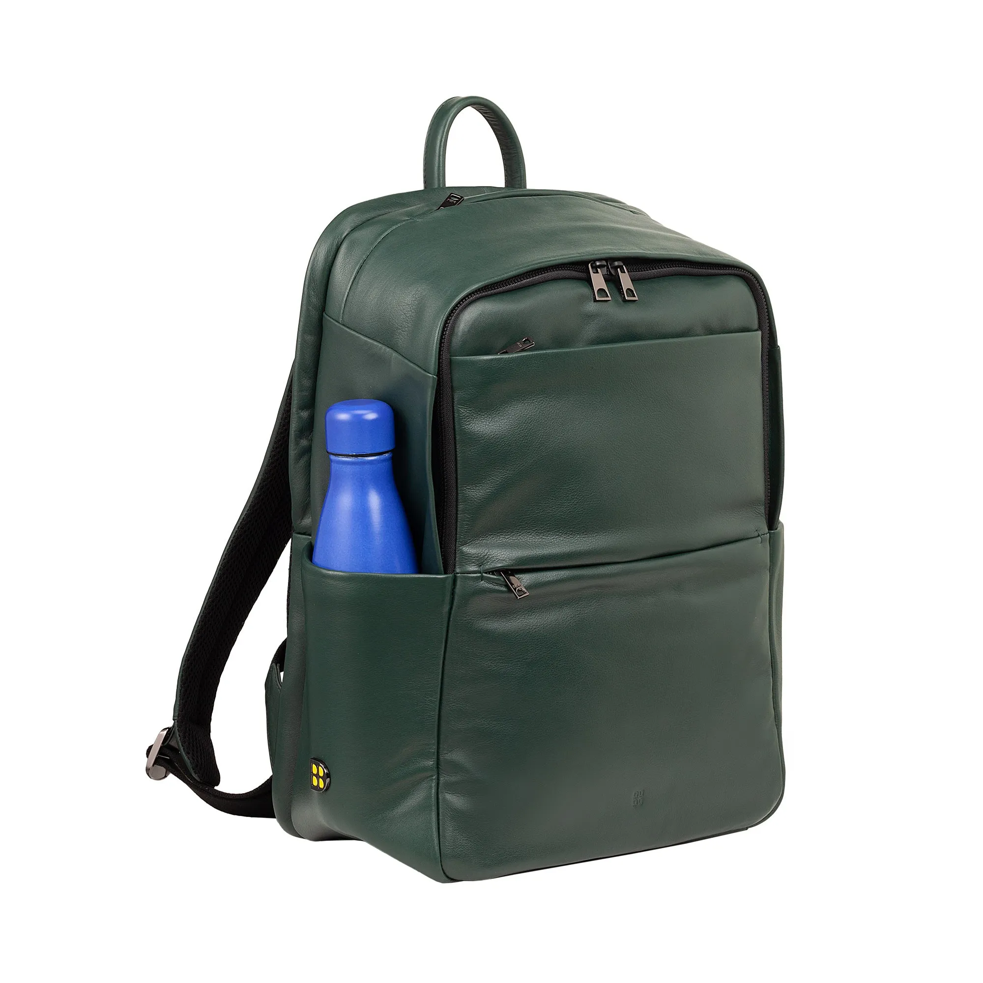 Dudu leather backpack man Woman Porta PC Up to 15.6 "16 -inch MacBook, 20 -liter travel backpack, Elegant multi -domestic work backpack