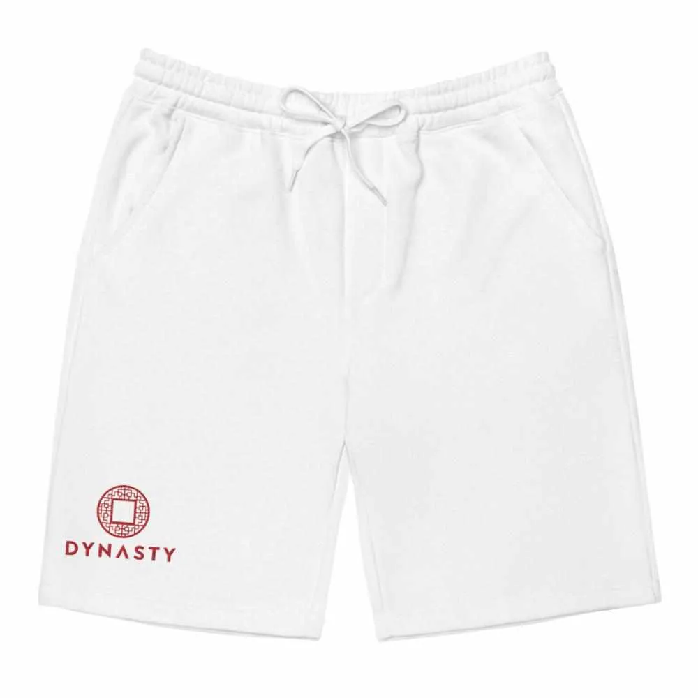 Dynasty Emblem Embroidered Fleece Shorts