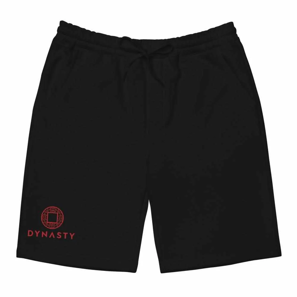 Dynasty Emblem Embroidered Fleece Shorts
