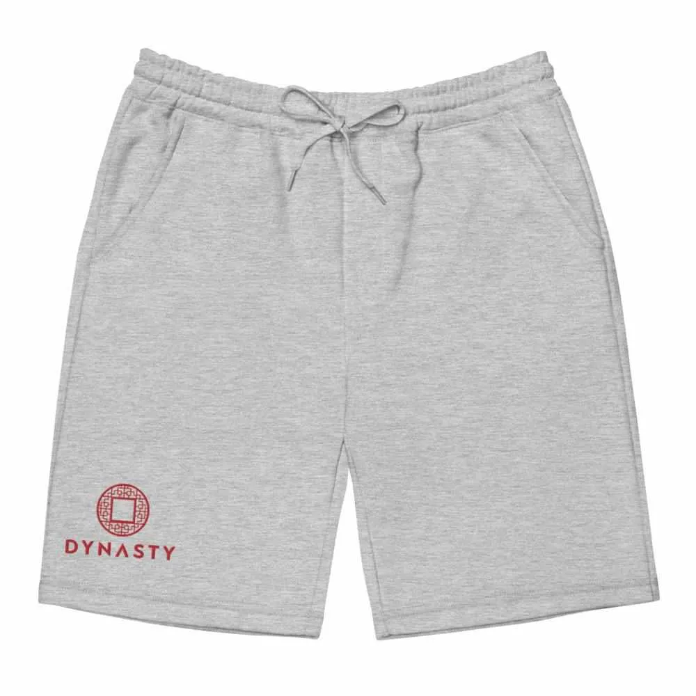 Dynasty Emblem Embroidered Fleece Shorts