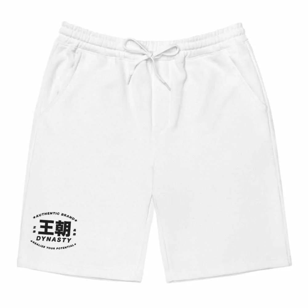 Dynasty Realize Your Potential Embroidered Fleece Shorts