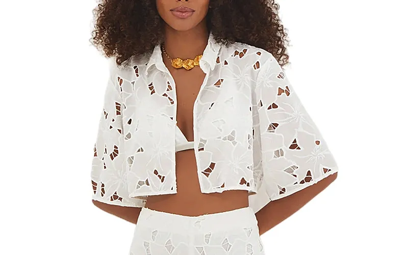 Eloah Short Sleeve Blouse-Giorgia Pants