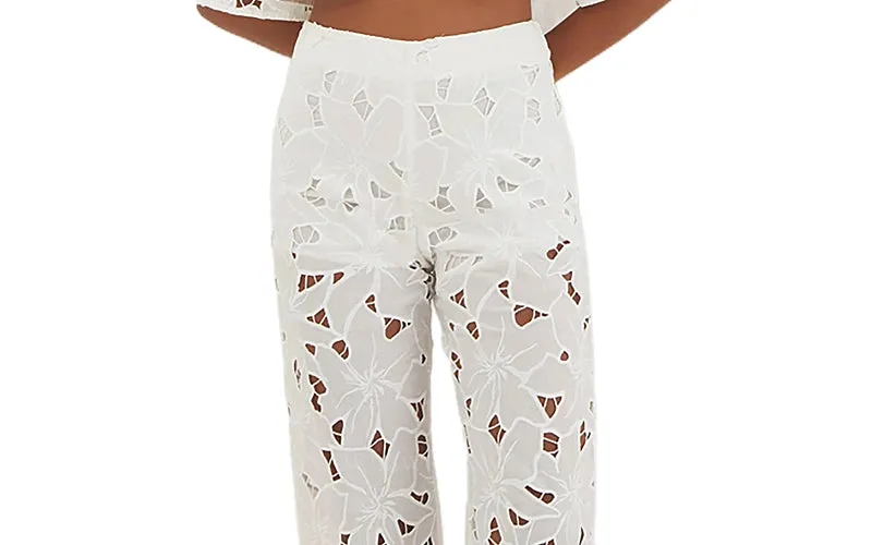 Eloah Short Sleeve Blouse-Giorgia Pants