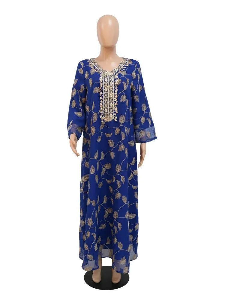 Embroidered Sequin Dress