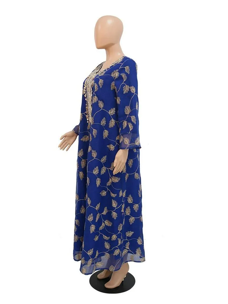 Embroidered Sequin Dress
