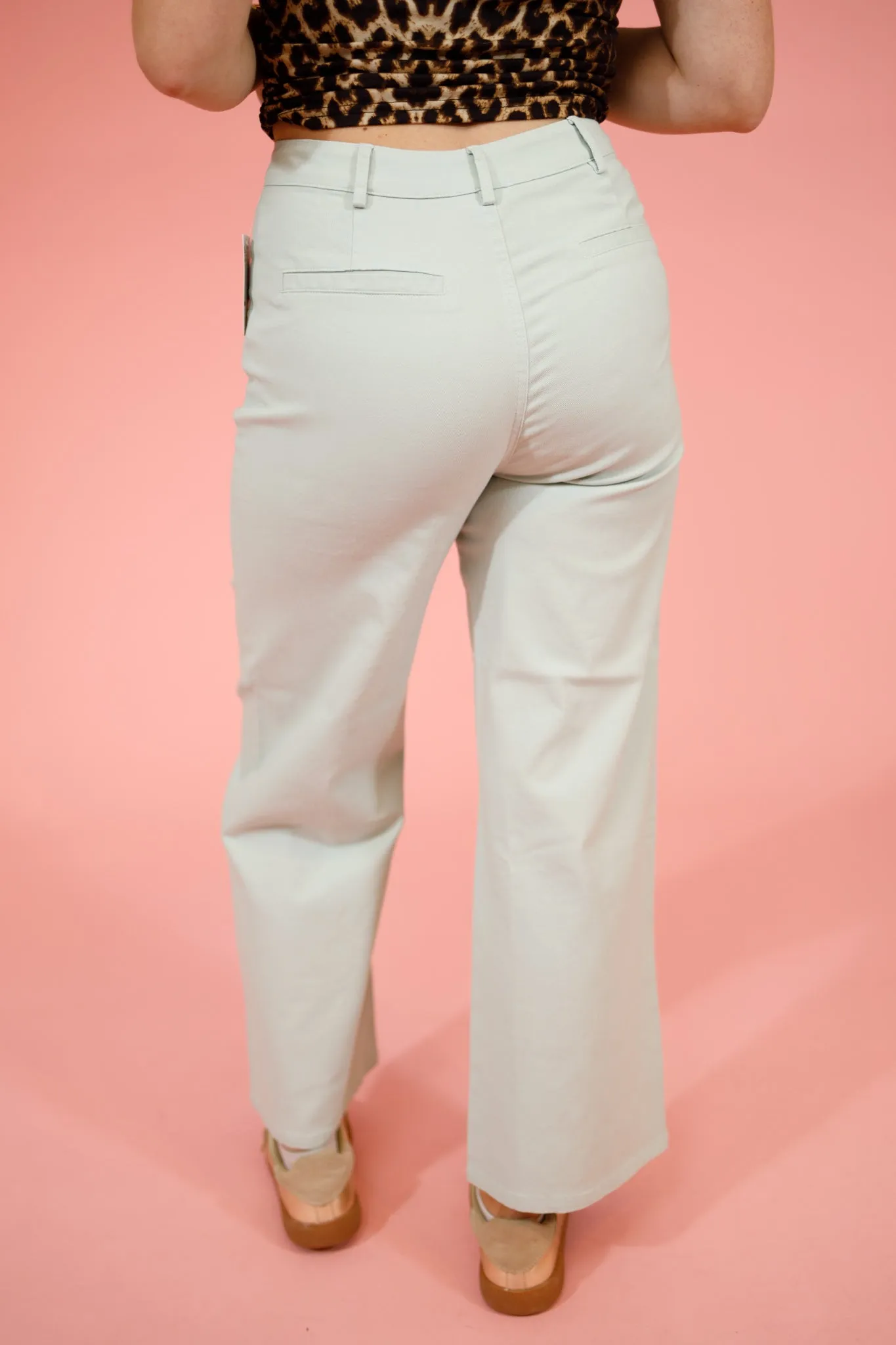 Entro Front Patch Pocket Jeans, SEAFOAM