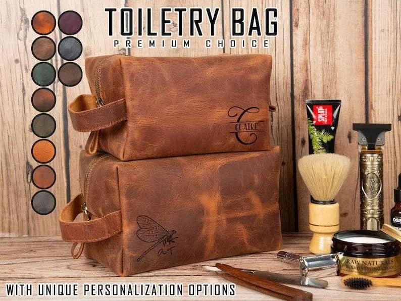 Eve Genuine Leather Make Up Bag