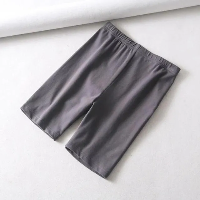 Fashion all-match 5-point pants riding pants