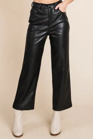Faux Leather Pants