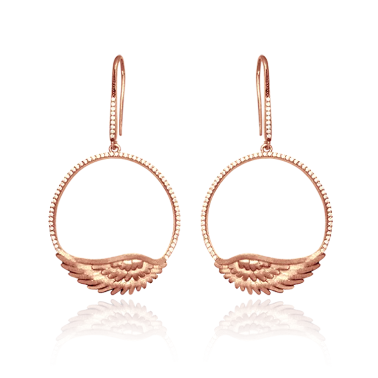Feathered Halo Earrings