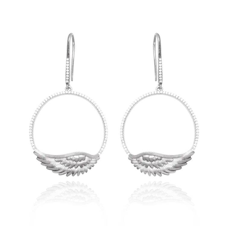 Feathered Halo Earrings