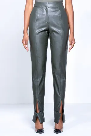 FENI PANTS | FAUX LEATHER