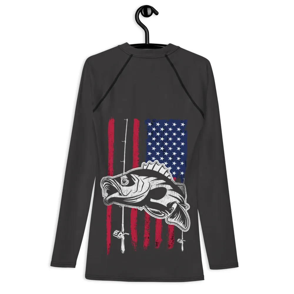 Flag Bass L/S Sports Jersey