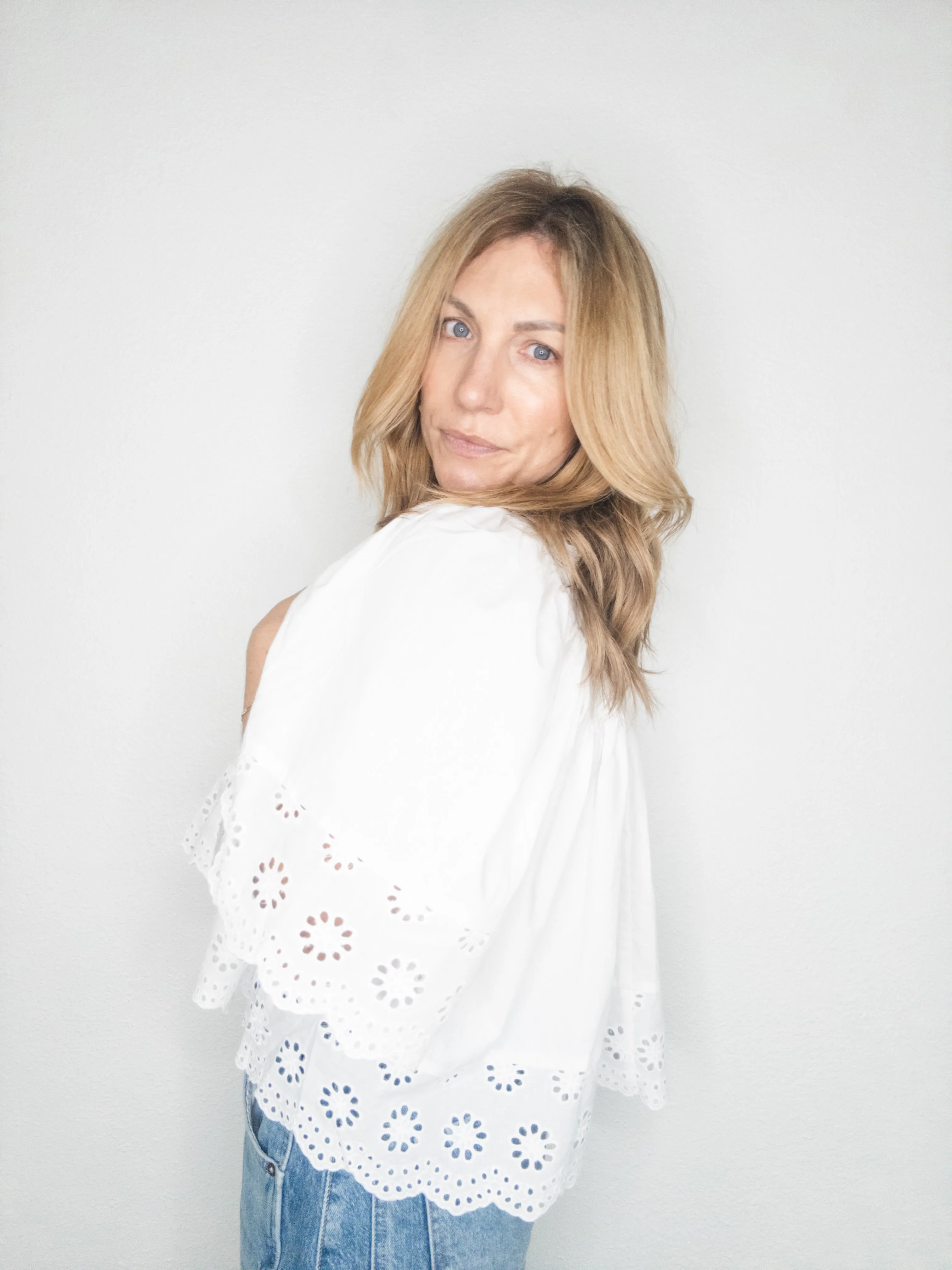 Flowing Hollow Lace Top
